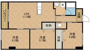 アルコリバーサイド【4階】の間取り