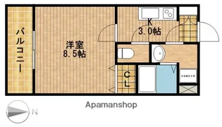 エピセア【305号室】の間取り