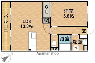BELL WIN【3階】の間取り