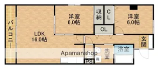 シティプラザ浜松【3階】の間取り