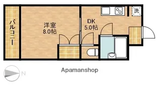 クレーバーマンションⅡ【1階】の間取り