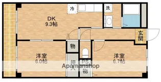 ピース1【3階】の間取り