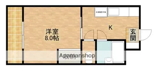 キャッスル・バンブー【1階】の間取り