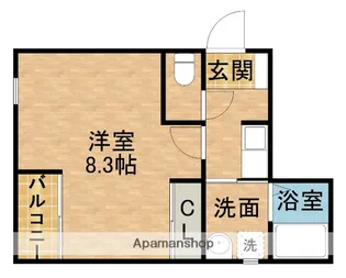 クレフラスト和田【2階】の間取り