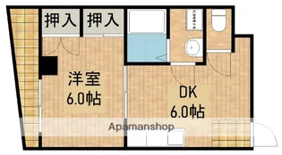 EIGHT BUILDINGⅠ【6階】の間取り