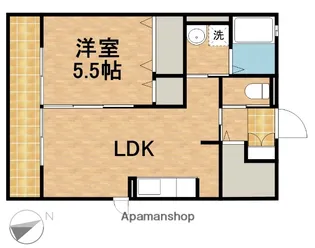 ESPERANCEⅡ【202号室】の間取り
