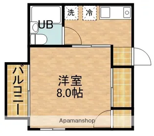 セジュール城北【1階】の間取り
