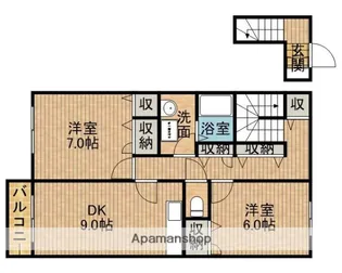 FORMOSAⅡ【3号室】の間取り