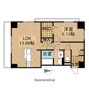静岡県袋井市高尾町【マンション】の間取り