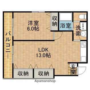 エムズビル【3階】の間取り