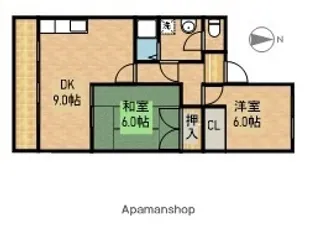 Uコート【1階】の間取り