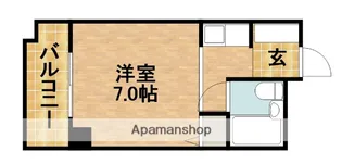 メイクスⅠ八幡【3階】の間取り