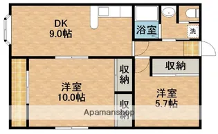 第3木下ハイツ【201号室】の間取り
