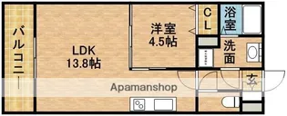 リベルテ【4階】の間取り