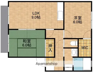 ブライティ浅間【1階】の間取り