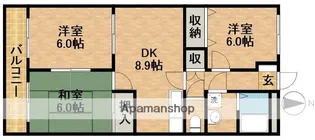 メルヴェーユ【2階】の間取り
