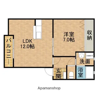 ヴェルデⅡ【1階】の間取り