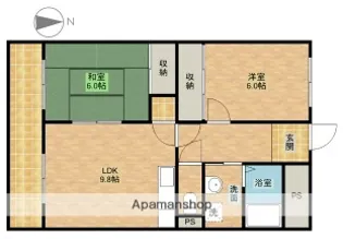 エミネンス【302号室】の間取り