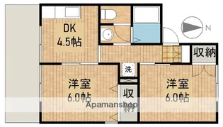セジュールささがせ【207号室】の間取り