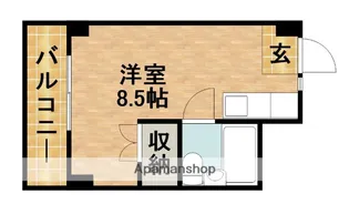 アップル第2マンション【201号室】の間取り