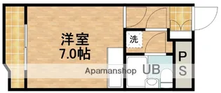 ユニゾン常盤【311号室】の間取り