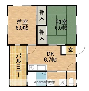 BLOOMCOURT【1階】の間取り