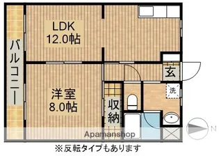 ヴィラメルトンⅡ【401号室】の間取り