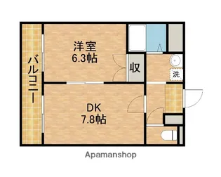 コンフォースⅡ【1階】の間取り