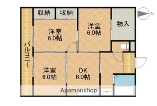 サザンクロス【2階】の間取り