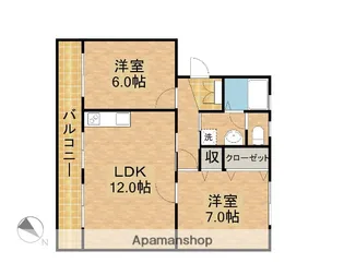 グレースバレー【1階】の間取り
