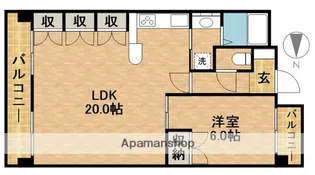 クレール浜松Ⅰ【4階】の間取り
