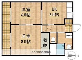 ナタシオン【2階】の間取り