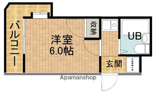 カレッジタウンウィング【411号室】の間取り