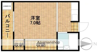 青雲荘【2階】の間取り