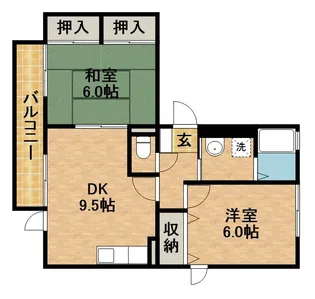 アチチュード【2階】の間取り