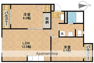 ラフィーネ・K【2階】の間取り