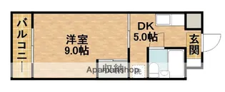 ハイツコスモスⅠ【1階】の間取り