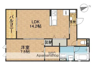 ルオント【1階】の間取り