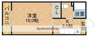 ハーヴェスト【1階】の間取り