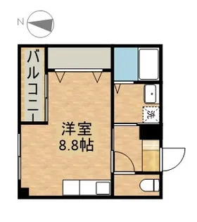 オリオンアパートメント【225号室】の間取り