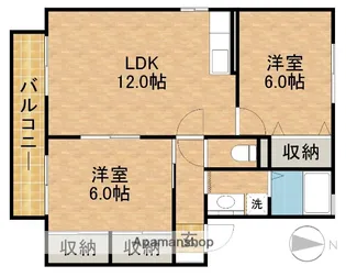 エストハウスC【2階】の間取り