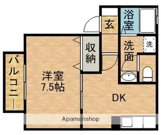 エムロードⅡ【1階】の間取り