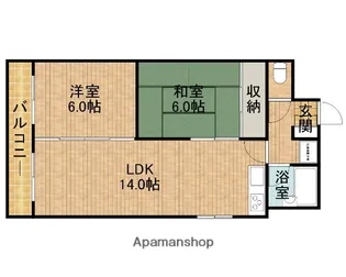 アソルティ伝馬町【7階】の間取り