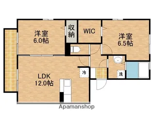 クレイン【1階】の間取り