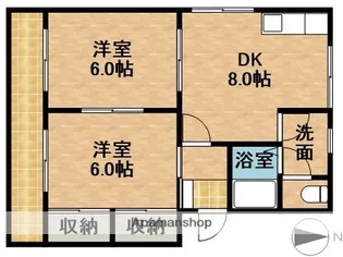 ルミエール【1階】の間取り