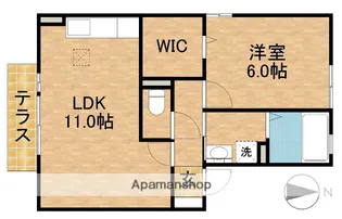 ポーコ・ア・ポーコ【1階】の間取り