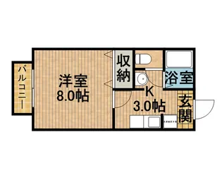 棒屋第3住吉ハイツ【2階】の間取り