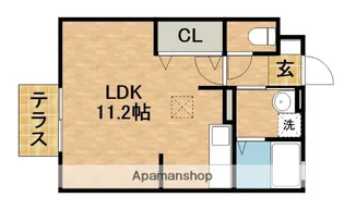 ミステル【1階】の間取り