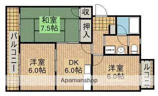 サンセットストリート【2階】の間取り