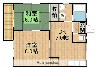 サンハイツ蛭池【1階】の間取り